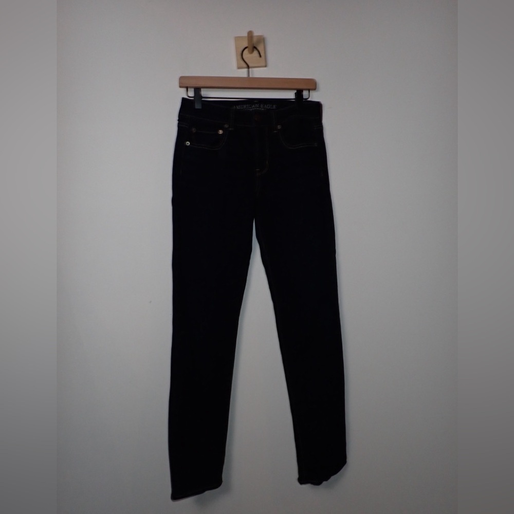 American Eagle Outfitters Black Straight Leg Jeans